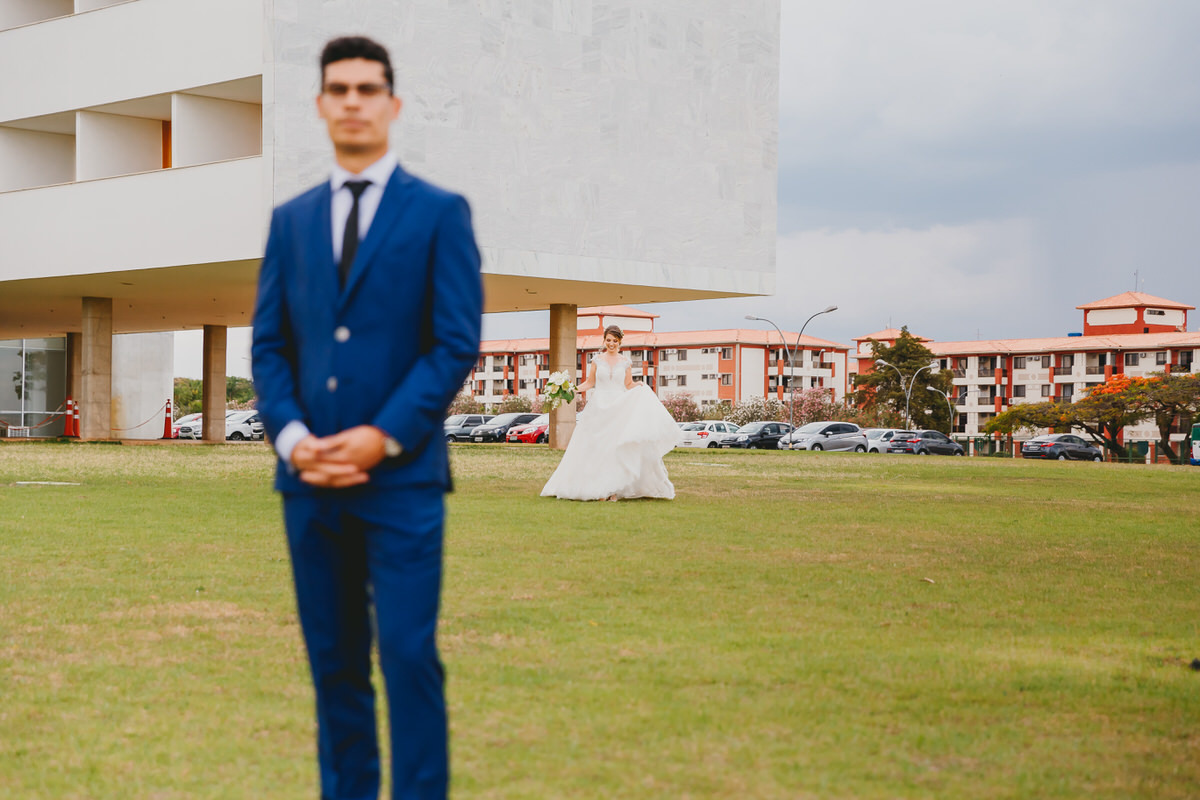 Casal faz First look no casamento Brasília Palace Hotel pelo fotógrafo profissional Philipe Nogueira Df