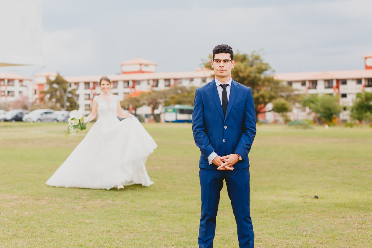 Casal faz First look no casamento Brasília Palace Hotel pelo fotógrafo profissional Philipe Nogueira Df