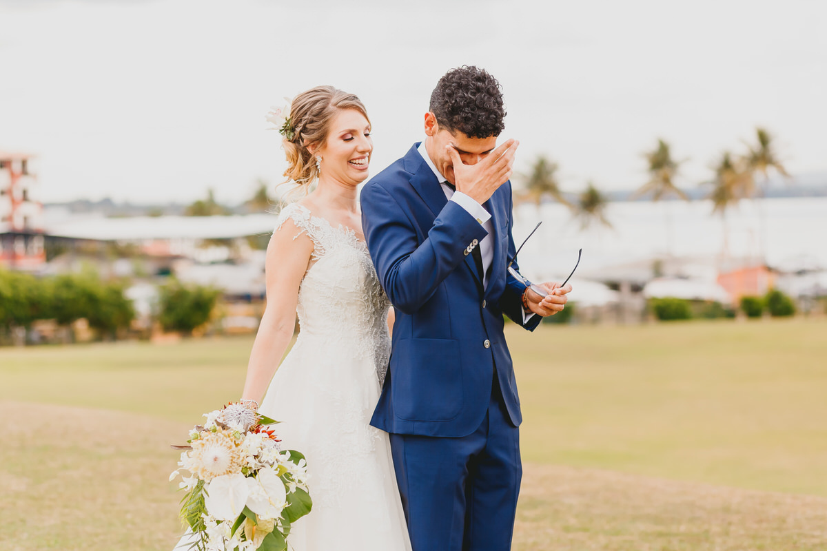 Casal faz First look no casamento Brasília Palace Hotel pelo fotógrafo profissional Philipe Nogueira Df