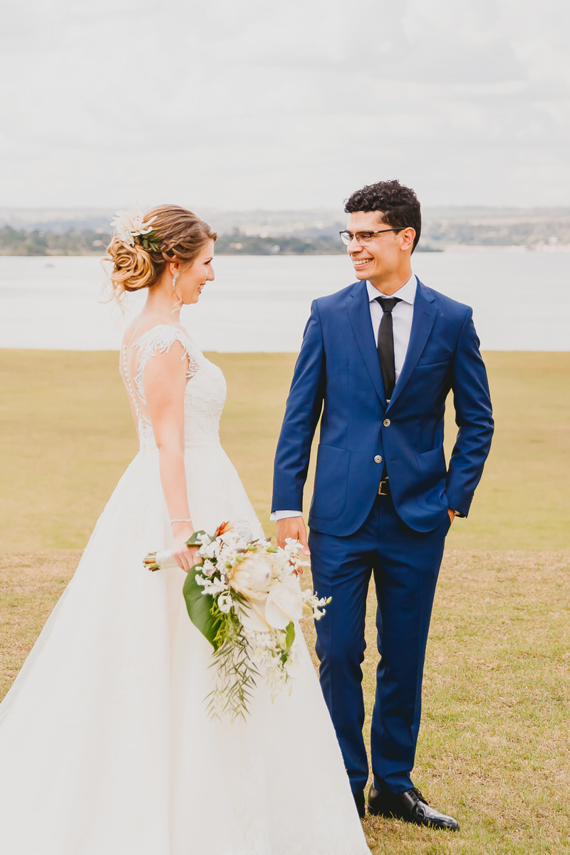 Casal faz First look no casamento Brasília Palace Hotel pelo fotógrafo profissional Philipe Nogueira Df
