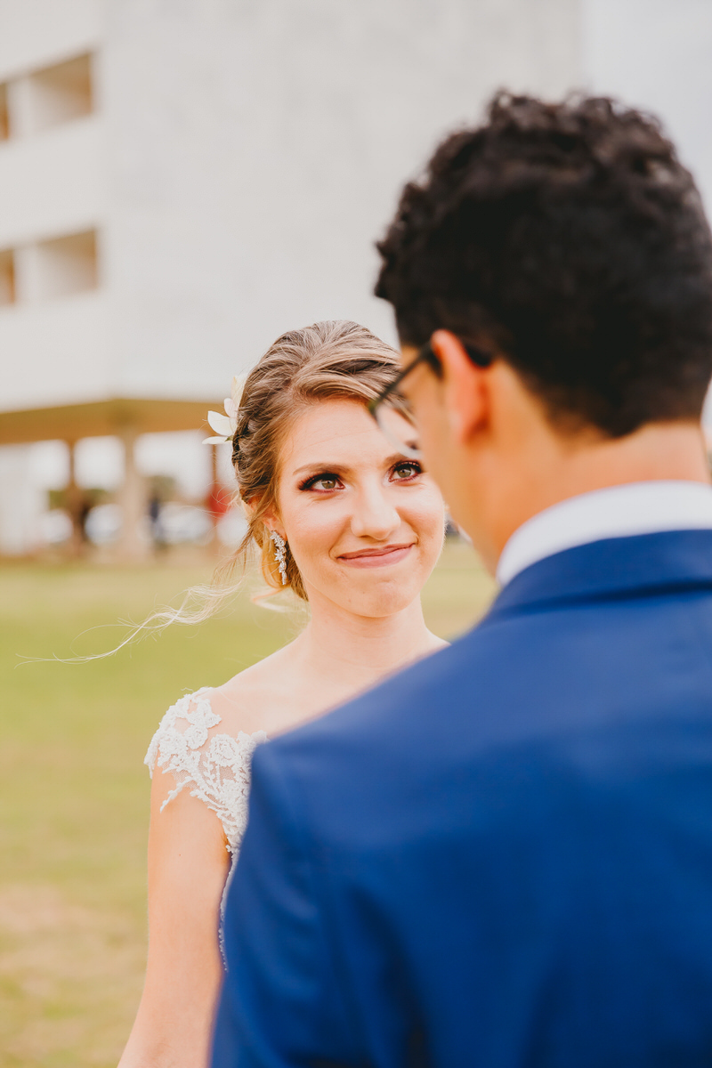 Casal faz First look no casamento Brasília Palace Hotel pelo fotógrafo profissional Philipe Nogueira Df