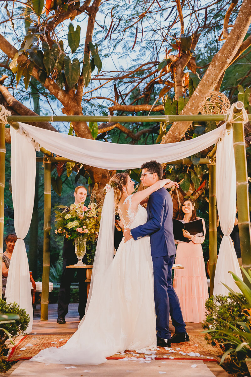 Cerimônia no Patú Anú Park Way em fotografia profissional de casamento Brasília Df cerimonial de Pedro Marra