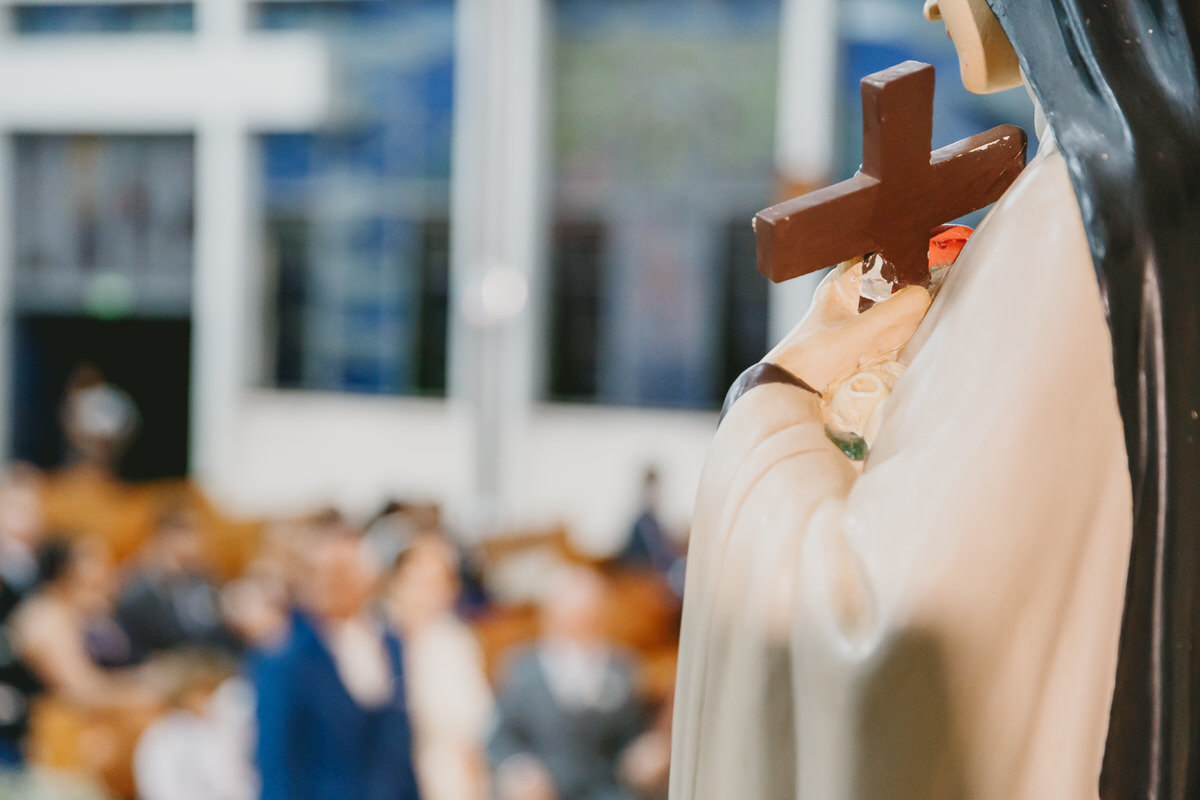 Fotos jornalísticas em casamento na Paroquia Santa Terezinha Brasília Df