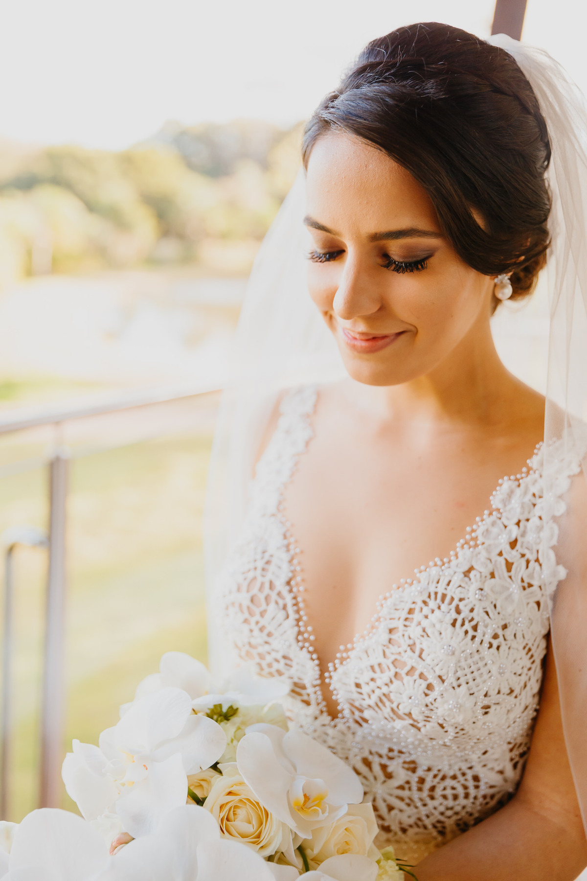 Making of de noiva no salão Renoir Ricardo Maia com vestido de noiva Fernando Peixoto pelo fotógrafo Philipe Nogueira Brasília Df