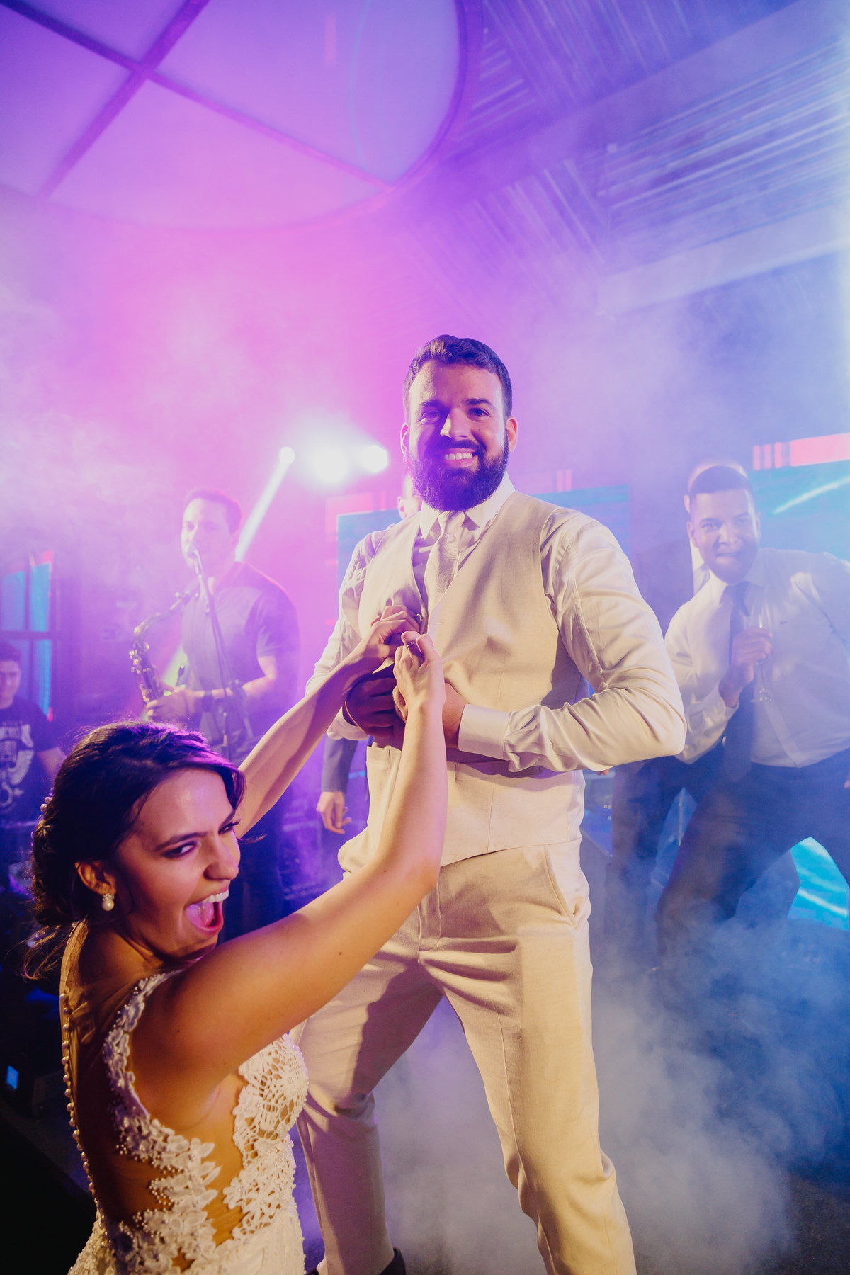 Pista de dança em festa de casamento clássico no Salão de festas no Espaço da Lenda fotógrafo profissional Brasília Df