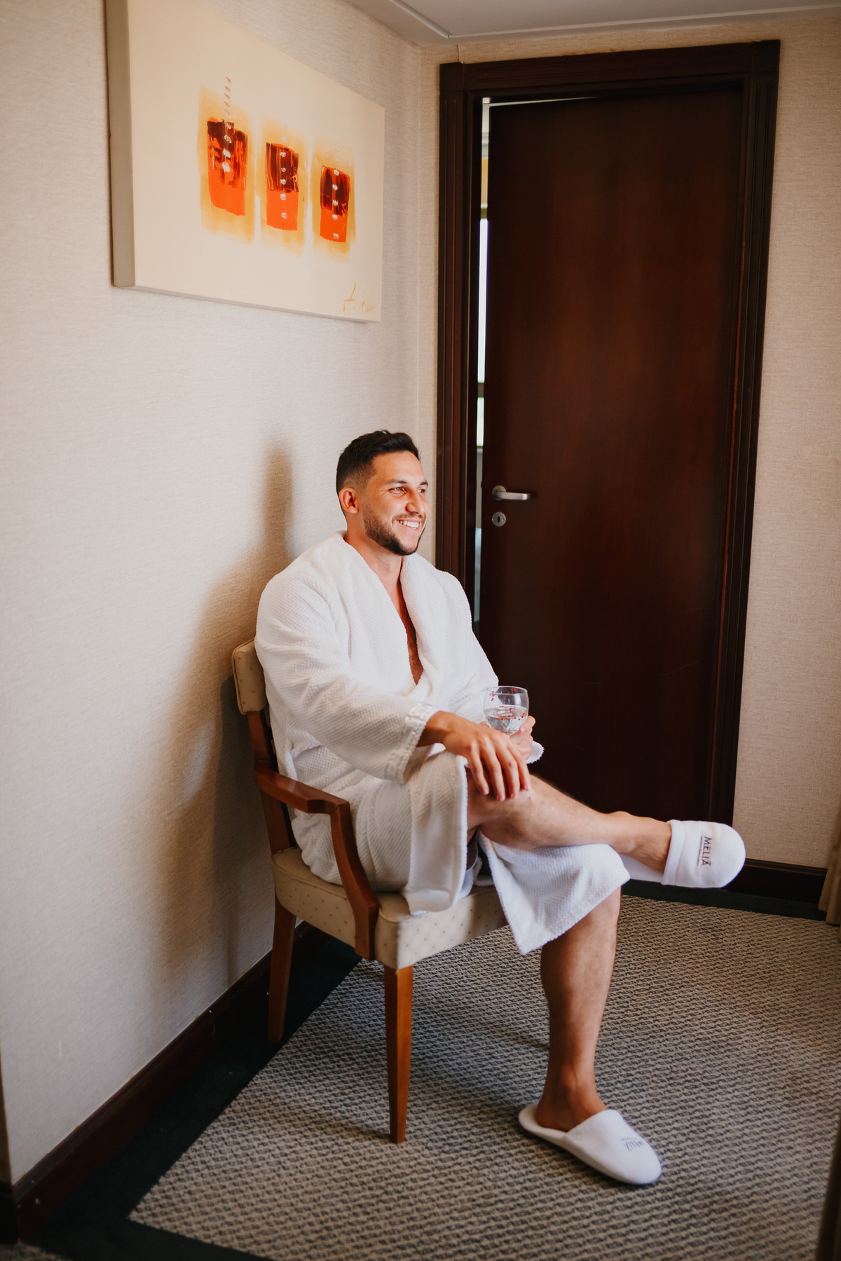 Making of de noivo no hotel Melia brasil 21 pelo fotógrafo profissional de casamentos Philipe Nogueira Df