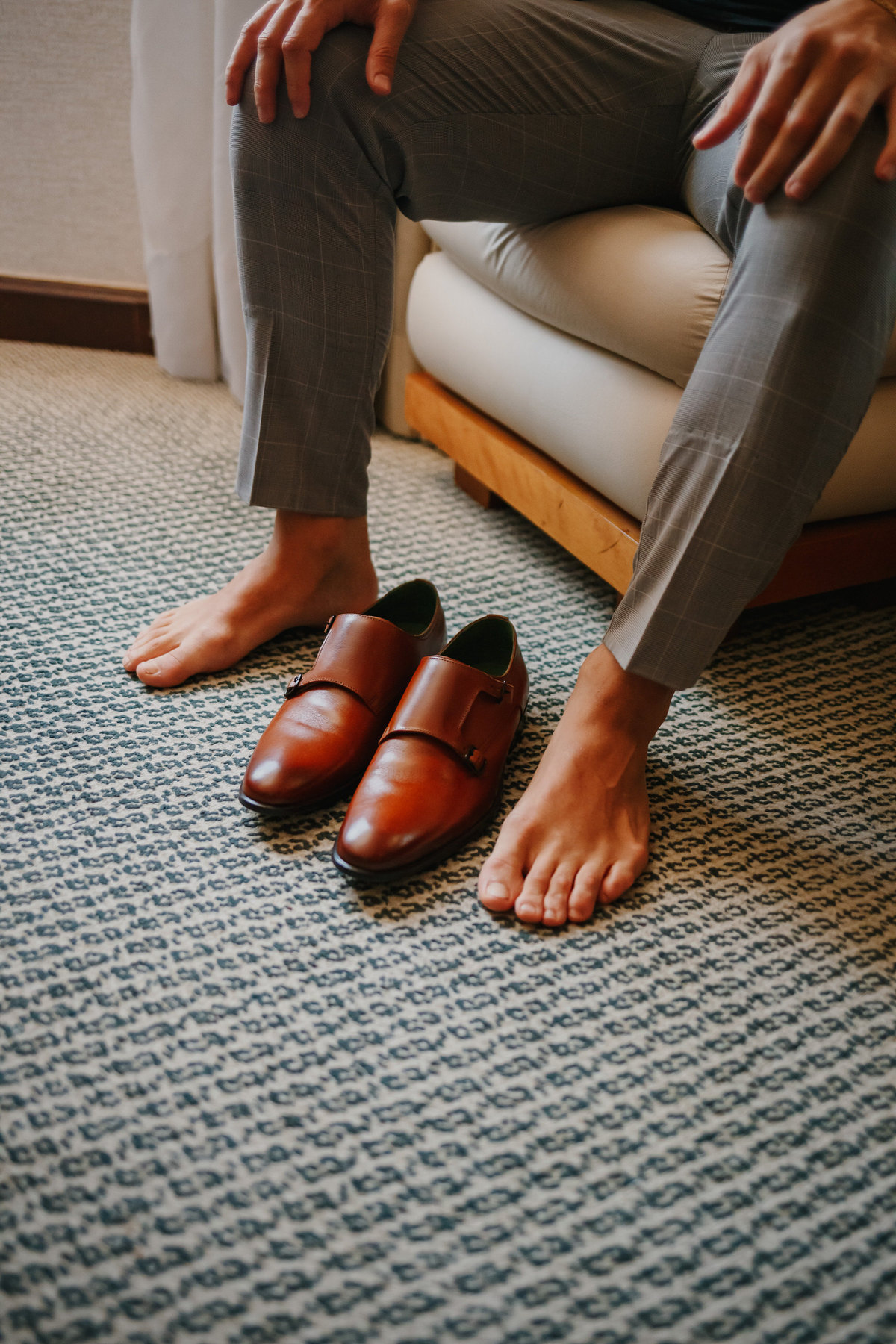 Making of de noivo no hotel Melia brasil 21 pelo fotógrafo profissional de casamentos Philipe Nogueira Df