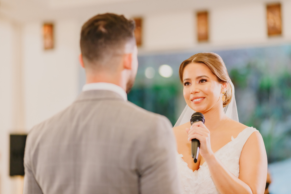 Cerimonia de casamento de dia na capela do Recanto das Águas Brasília Df 