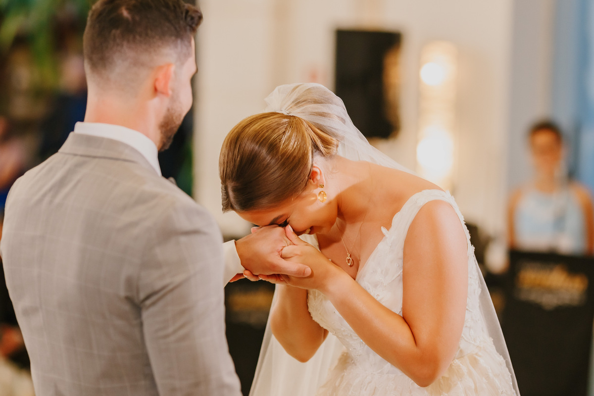 Cerimonia de casamento de dia na capela do Recanto das Águas Brasília Df 