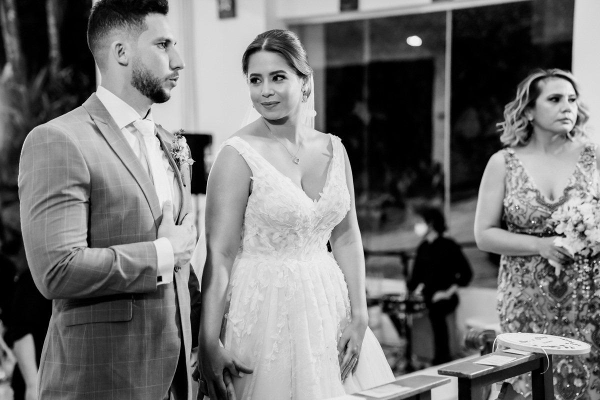 Cerimonia de casamento de dia na capela do Recanto das Águas Brasília Df 