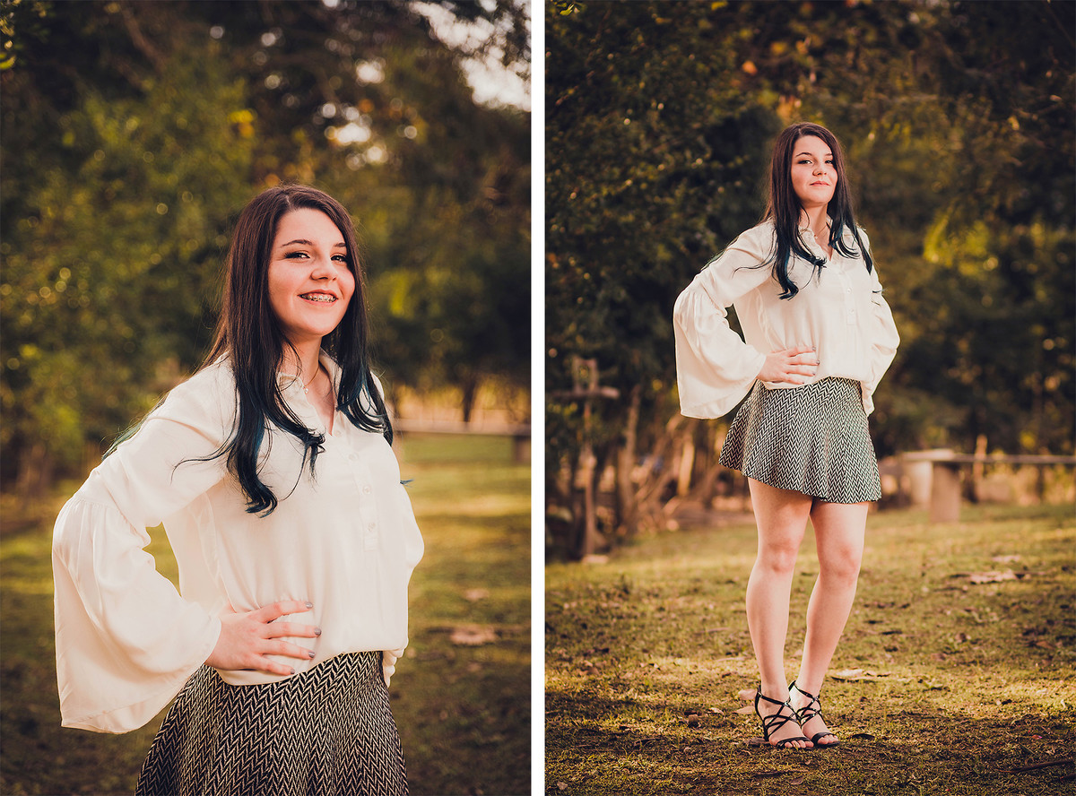Modelo no ensaio de 15 anos. Fotografia de Eduardo Pasqualini Fotógrafo de ensaios e família em Rio do Sul, Santa Catarina, Brasil.