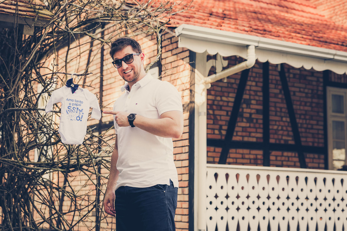 Pai Ensaio Gestante Luana e Eziel Trombudo Central. Fotografia de Eduardo Pasqualini, fotógrafo de casamentos e ensaios em Rio do Sul, Santa Catarina.