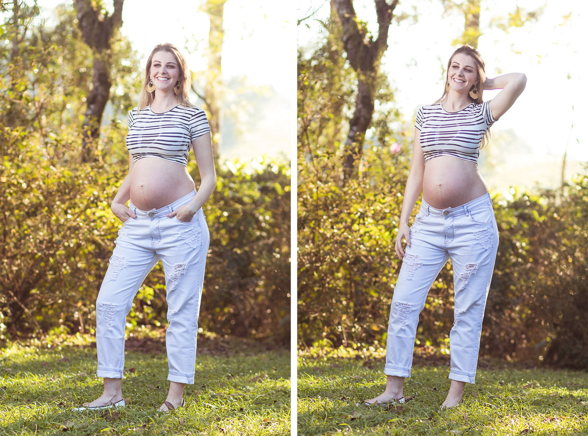 Mamãe Ensaio Gestante Luana e Eziel Trombudo Central. Fotografia de Eduardo Pasqualini, fotógrafo de casamentos e ensaios em Rio do Sul, Santa Catarina.