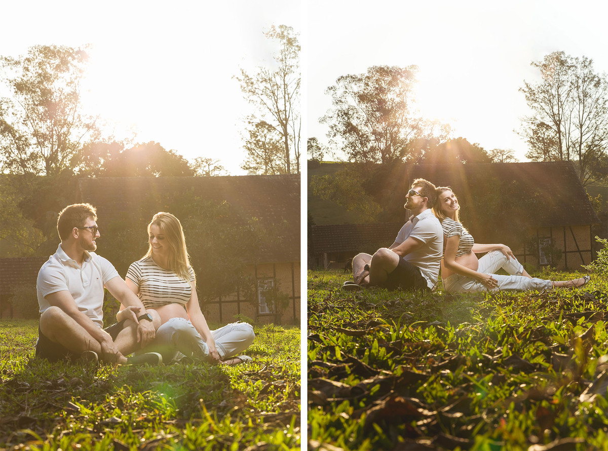 Sol Ensaio Gestante Luana e Eziel Trombudo Central. Fotografia de Eduardo Pasqualini, fotógrafo de casamentos e ensaios em Rio do Sul, Santa Catarina.