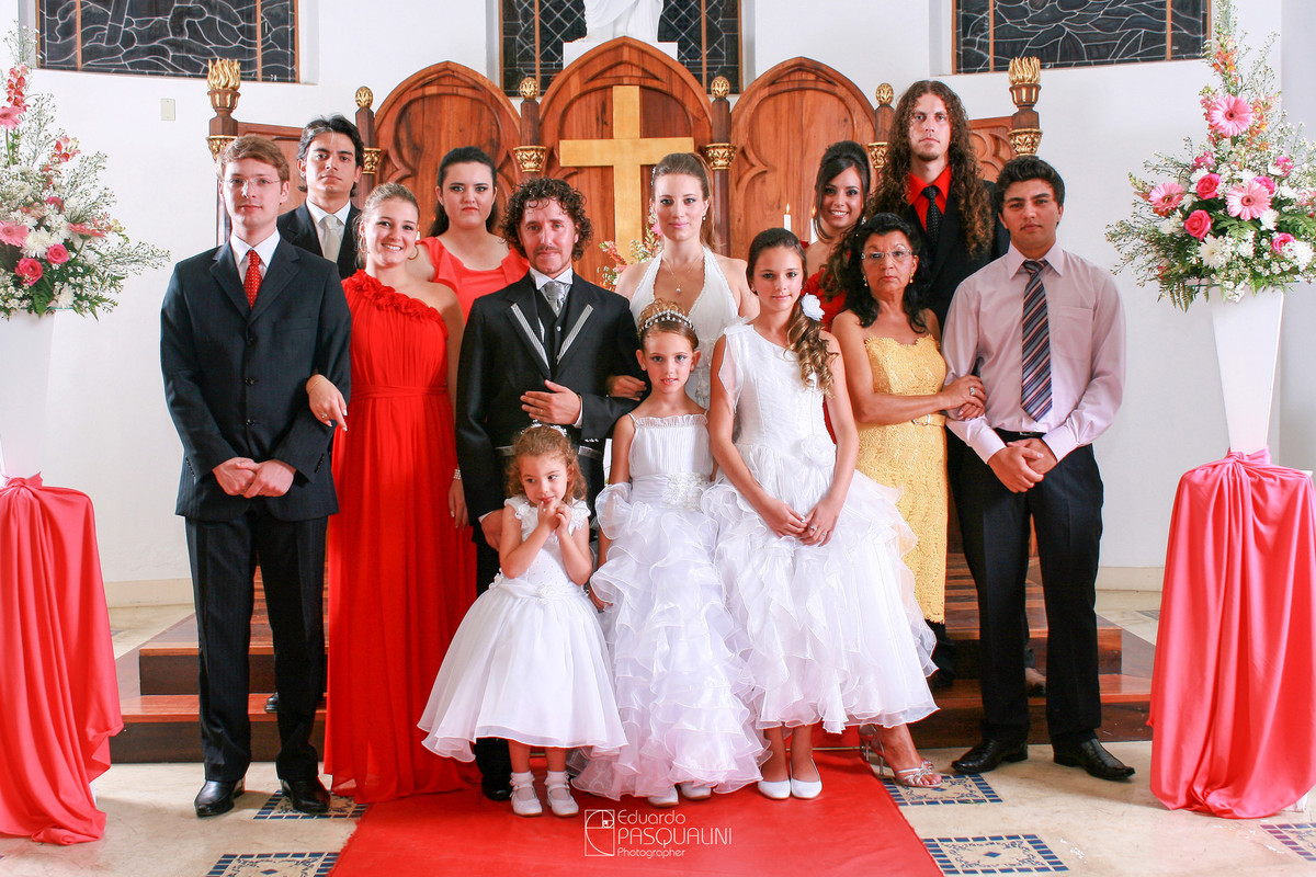 Os padrinhos do casamento de Fernando e Ester. Fotografia de Eduardo Pasqualini, fotógrafo de casamentos e ensaios em Rio do Sul, Santa Catarina.