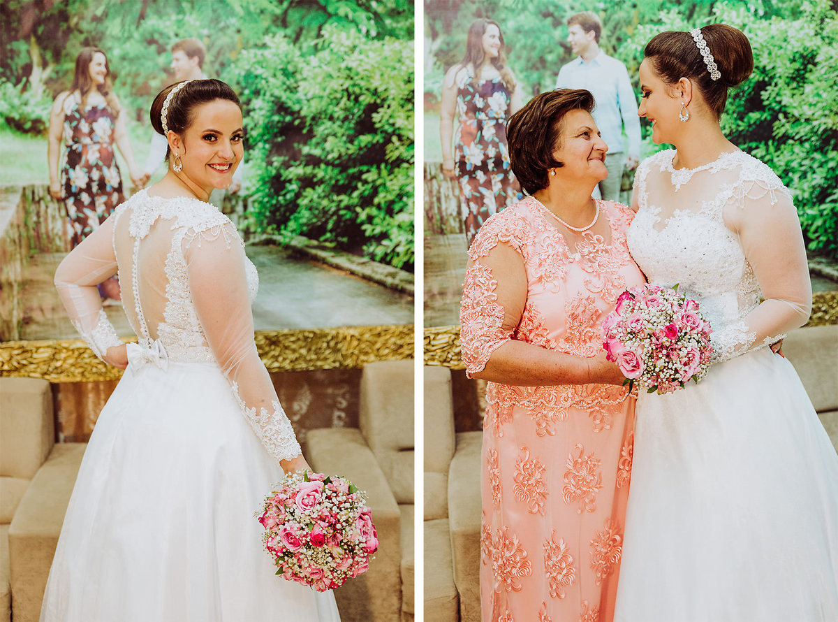 Mamãe e eu. Casamento Vanderléia e Ivan em Petrolândia, SC. Fotografia de Eduardo Pasqualini, fotógrafo de casamentos e ensaios em Rio do Sul, Santa Catarina.