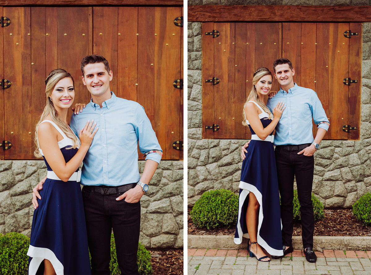 Noivos. Anúncio e Convite de Casamento Georgia e Thiago Bonfanti. Osteria La Campagnaga. Fotografia de Eduardo Pasqualini, fotógrafo de casamentos e ensaios em Rio do Sul, Santa Catarina.