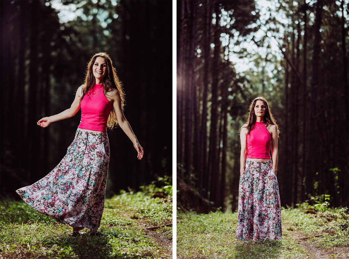 Marina sendo Marina. Ensaio Pré-Casamento Marina e Edson em Rio do Oeste, Sítio Vô Inácio. Fotografia de Eduardo Pasqualini, fotógrafo de casamento, família e ensaios em Rio do Sul, Santa Catarina.