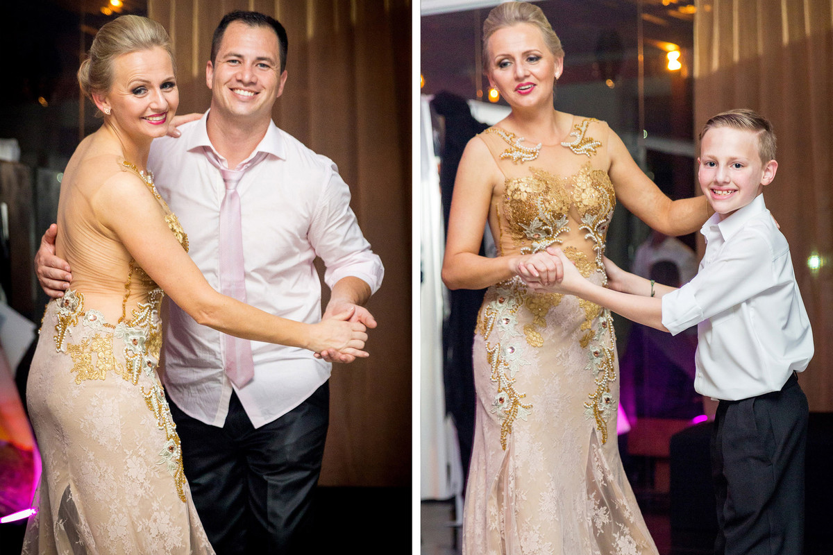 A família aproveitando a festa. Aniversário de 15 anos. Fotografia de Eduardo Pasqualini Fotógrafo profissional de ensaio e casamento em Rio do Sul, Santa Catarina, Brasil.