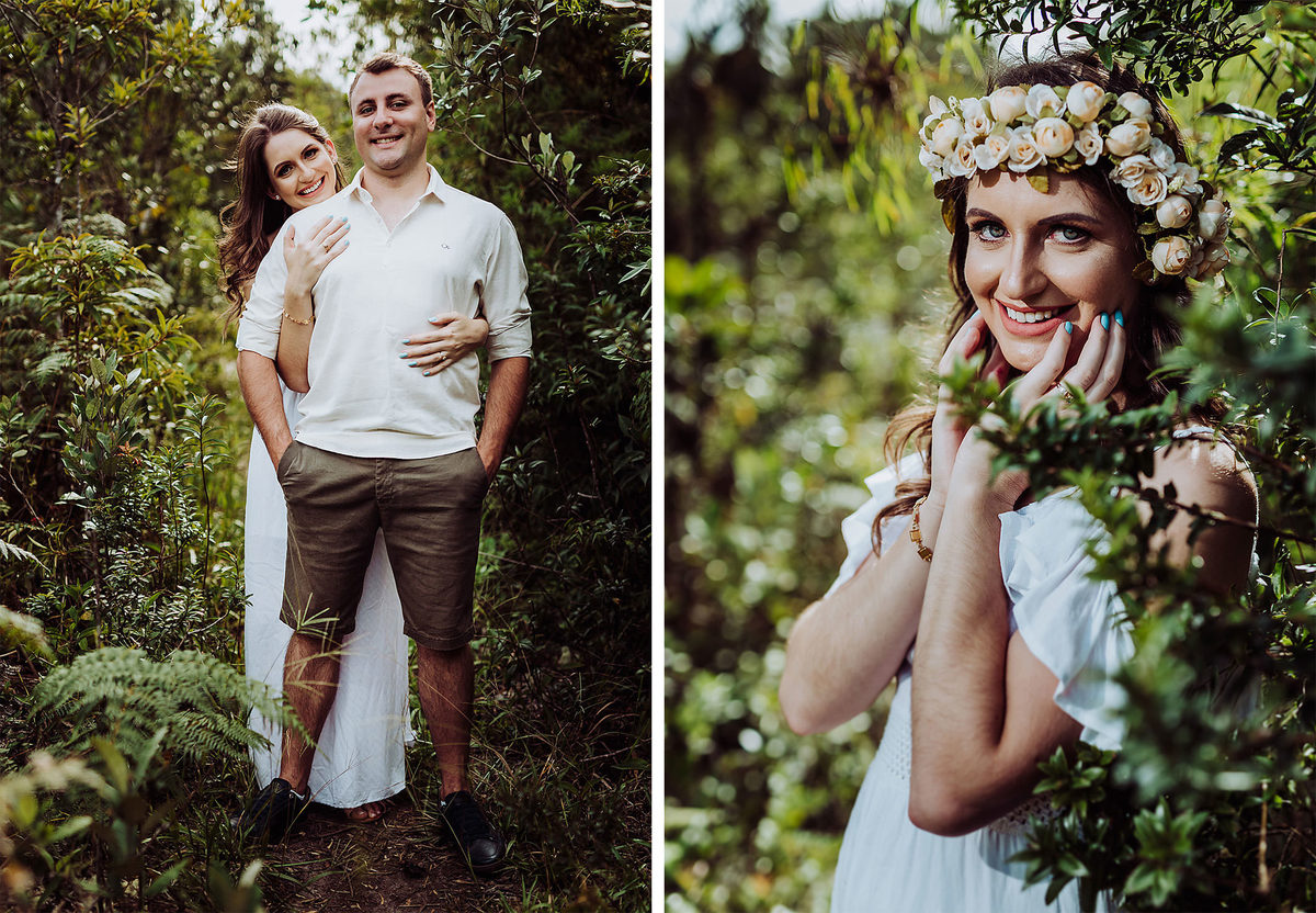 Casal de sucesso. Carine e Lyn. Ensaio Pre wedding, pre-casamento nos Três Picos, Fotografia de Eduardo Pasqualini, fotógrafo de casamento, família e ensaios em Rio do Sul, Santa Catarina.