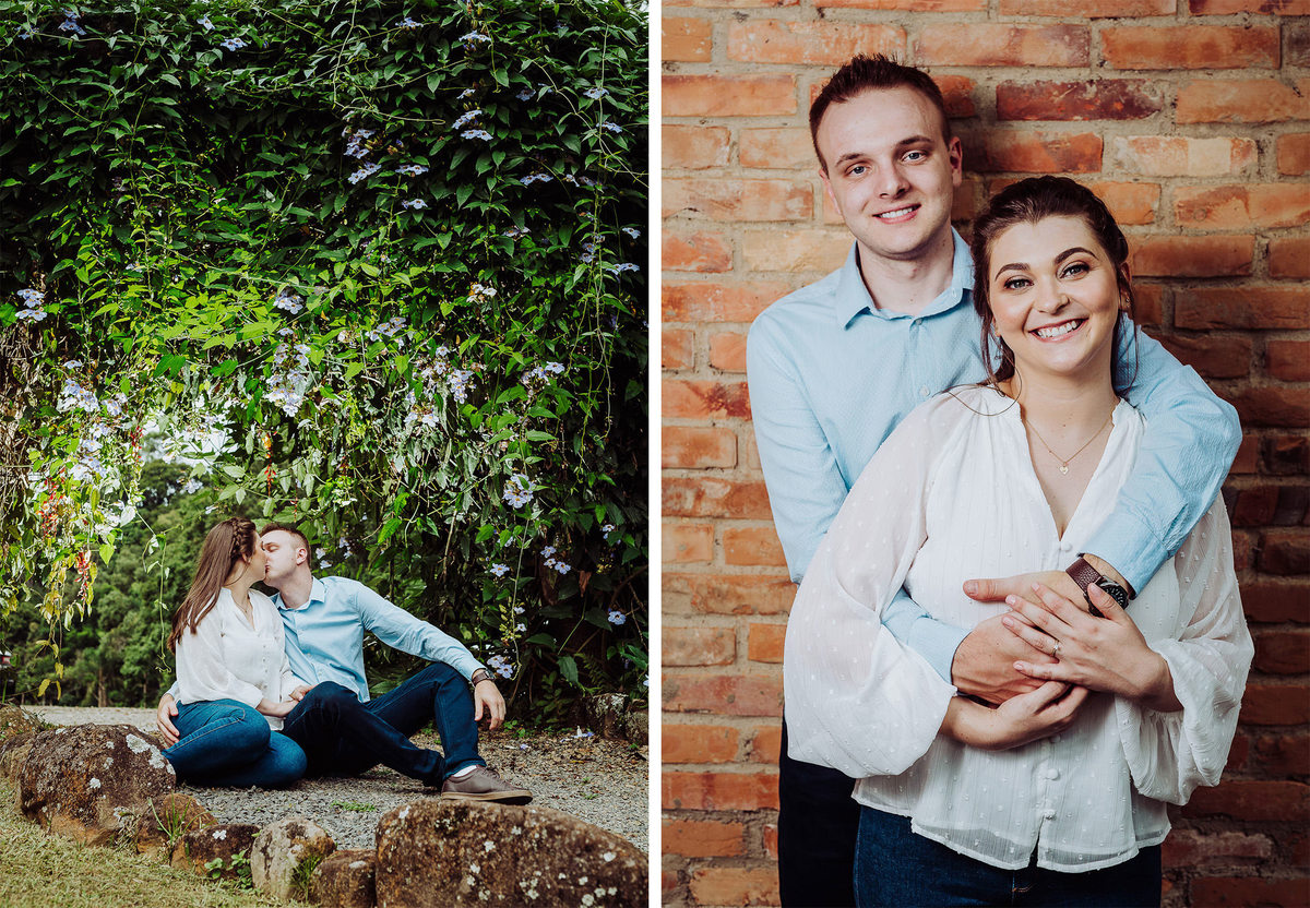 Beijokas. Ensaio Pré-casamento Bianca e Tiago. Rancho Halla's em Taió. Fotografia de Eduardo Pasqualini, fotógrafo de casamento, família e ensaios em Rio do Sul, Santa Catarina.