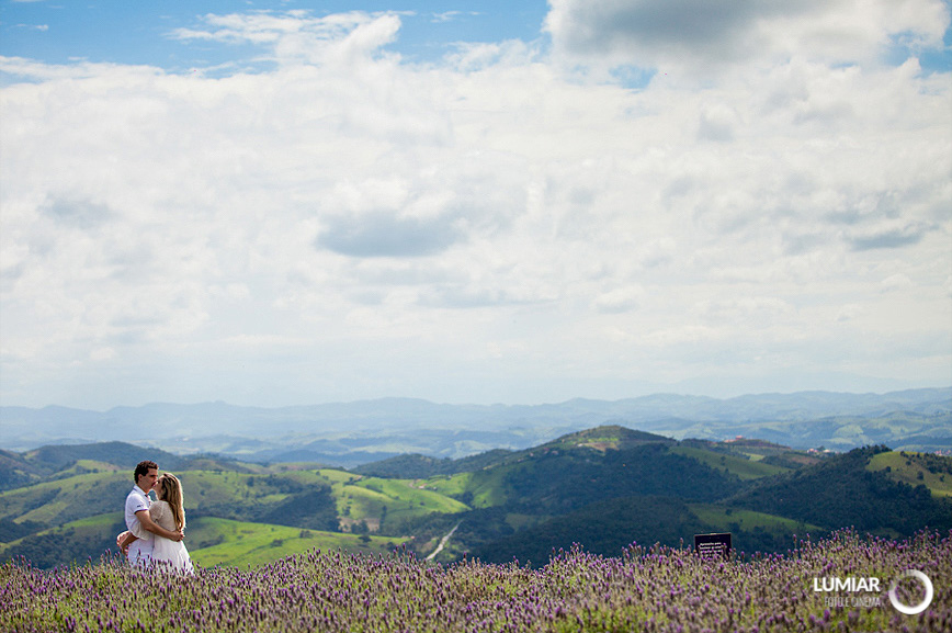 ensaio pré-casamento em lavandário