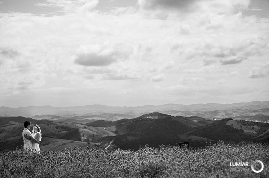 noivos em lavandário