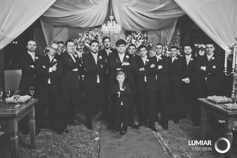 foto de festa de casamento