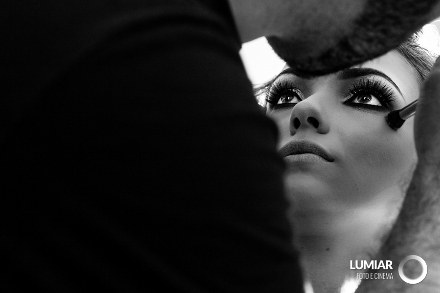 noiva se preparando para casamento