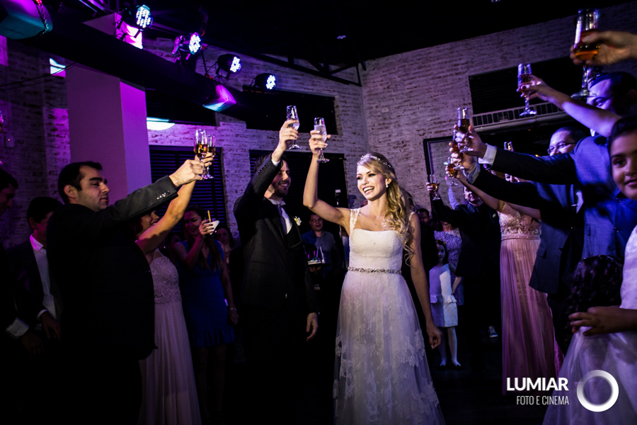 brinde aos noivos