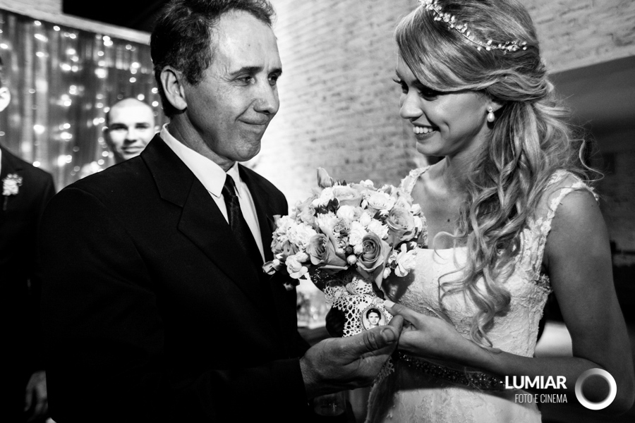 homenagem da noiva ao pai falecido