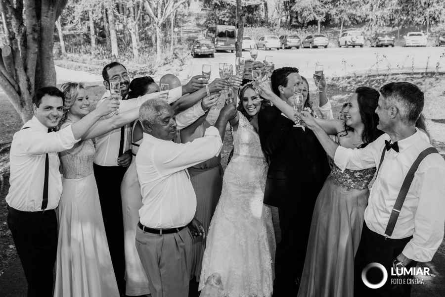 brinde aos noivos
