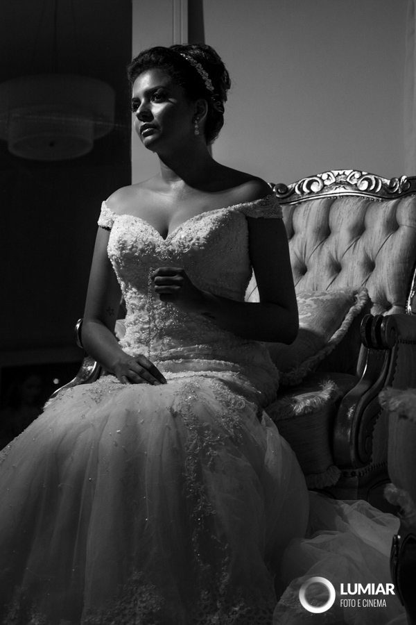 noiva se prepara para casamento