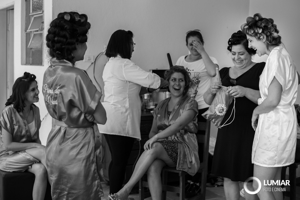 madrinhas se divertem no making of