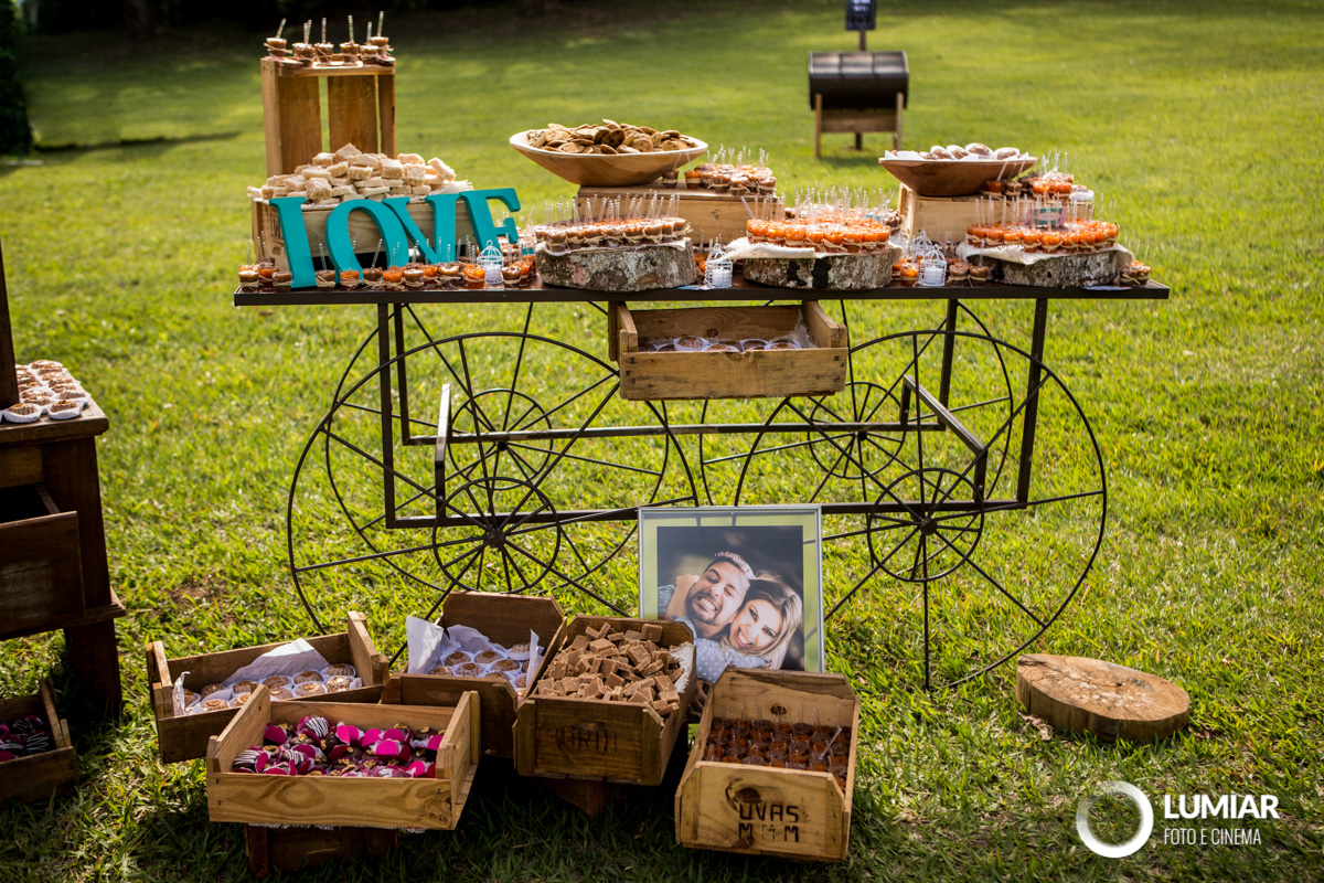 decoração de casamento no campo