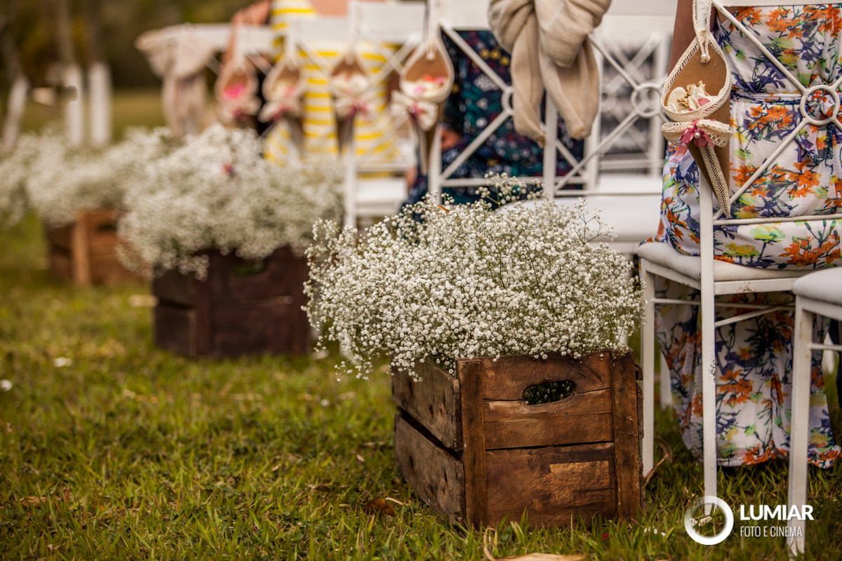 decoração de casamento no campo