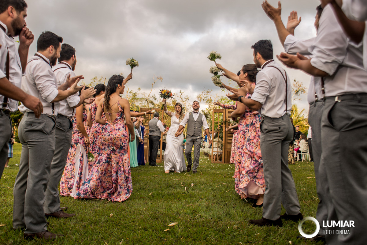 comemoração dos noivos