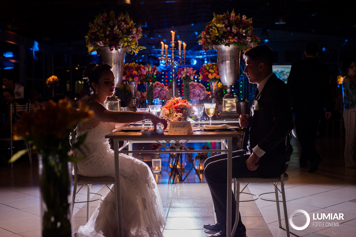 mesa dos noivos