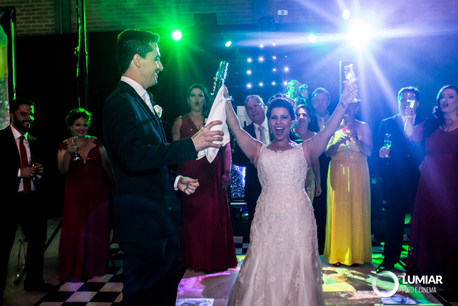 brinde aos noivos