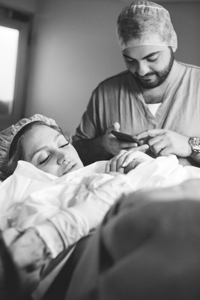 registro de fotografia de parto