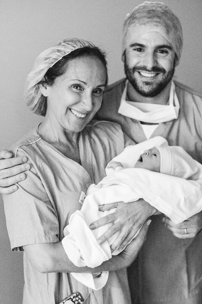 registrando a chegada do bebe