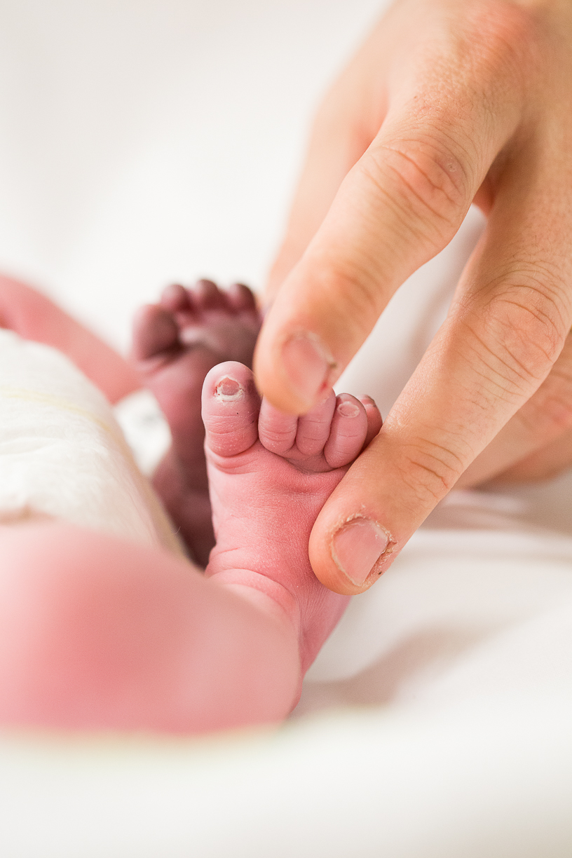 os detalhes da chegada do bebe