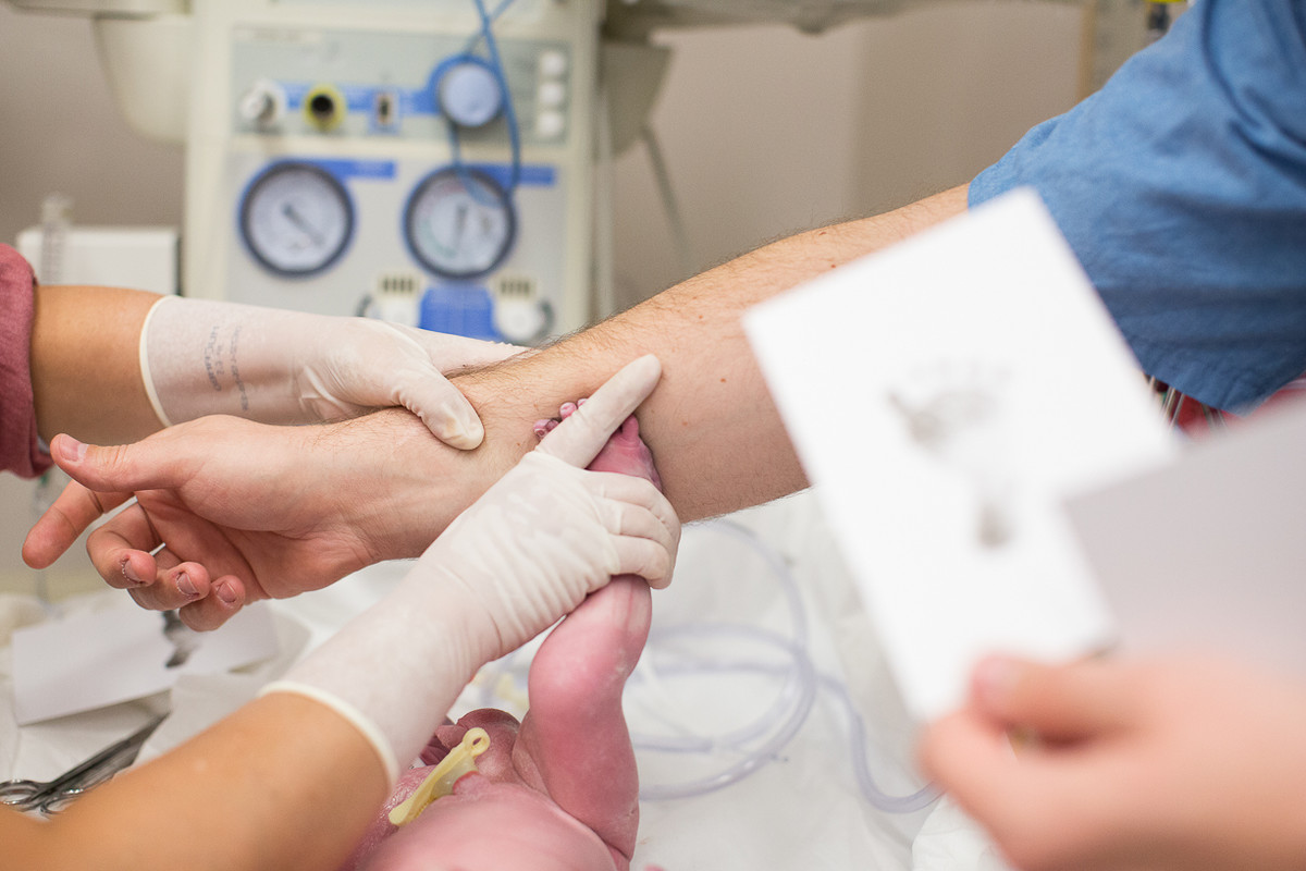 fotografando durante o parto