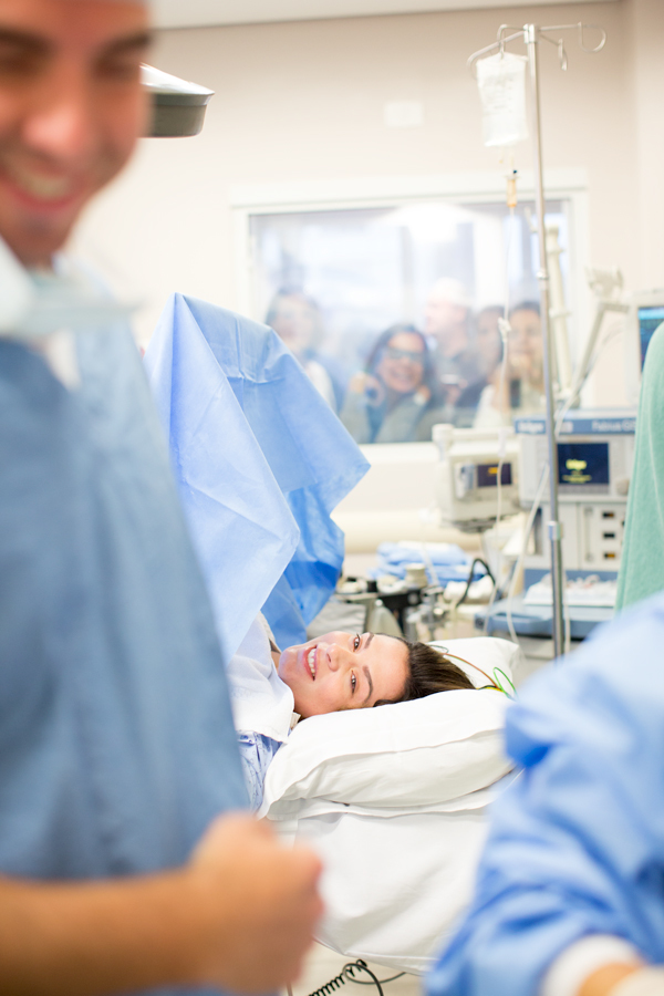 fotos na sala de parto