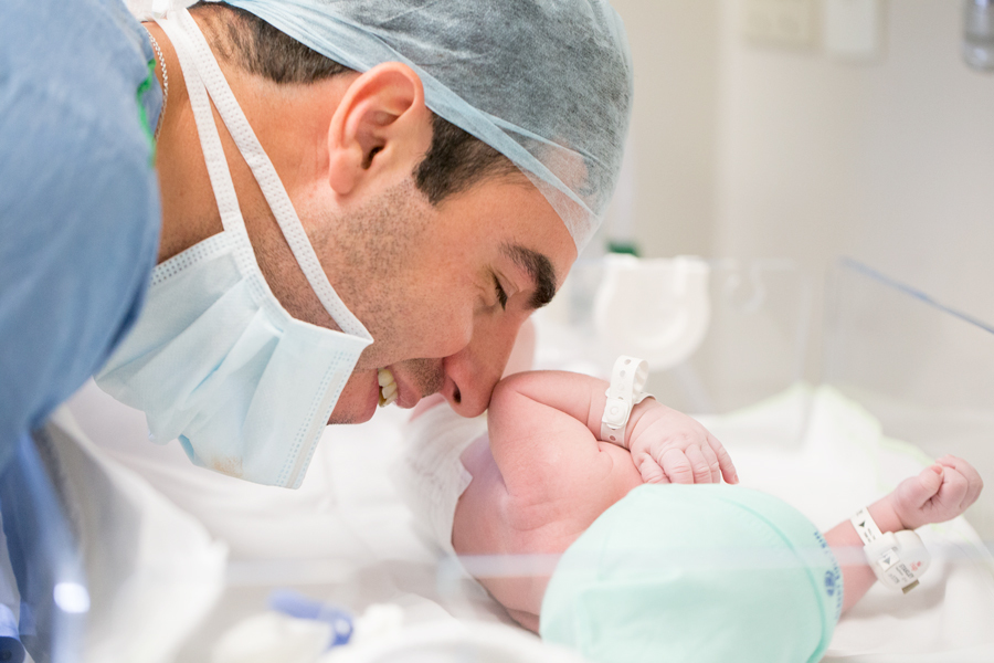 registro dos primeiros minutos de vida