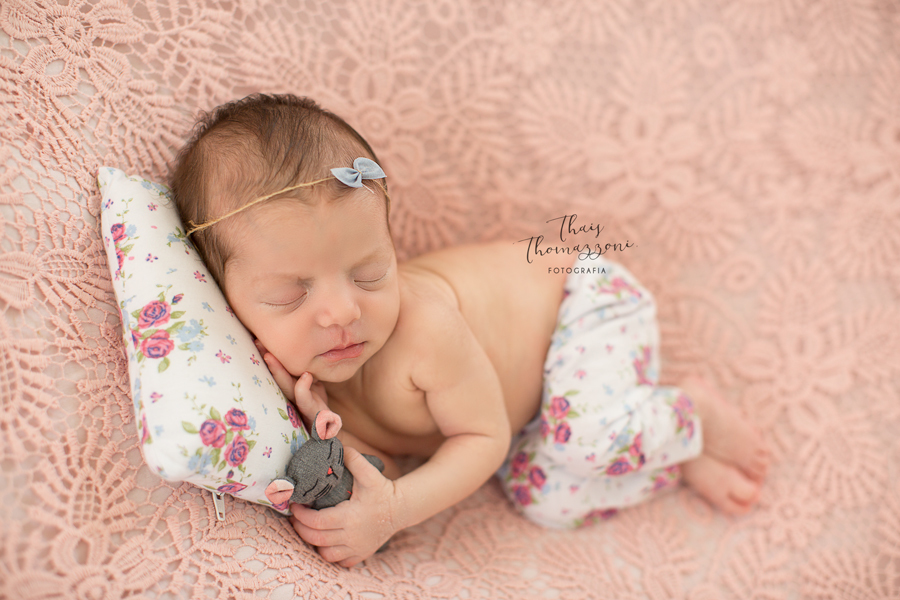 book de fotografia newborn de menina