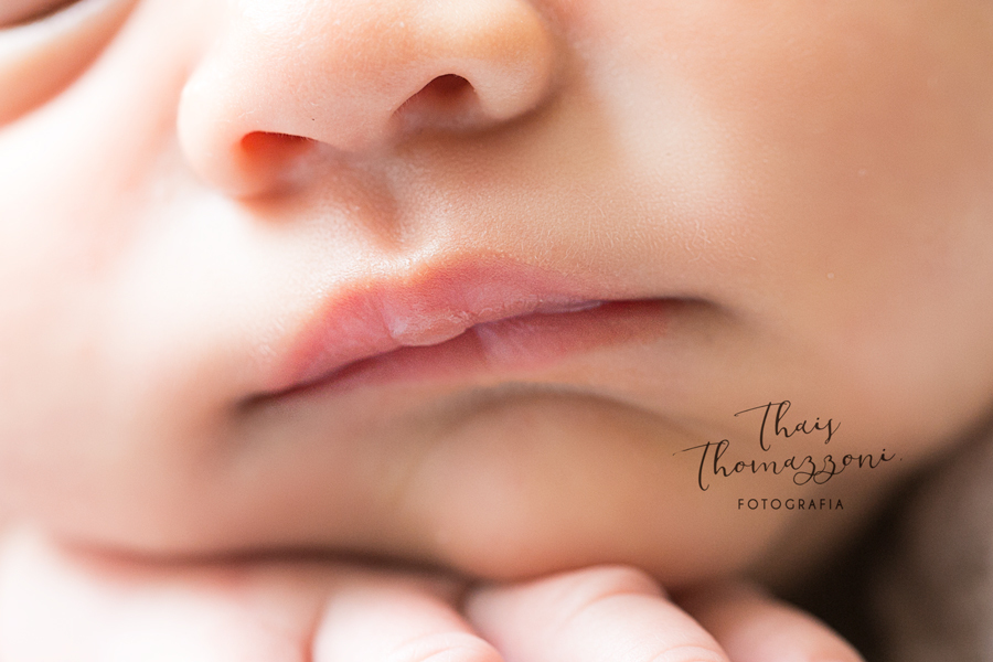 detalhes do ensaio de newborn