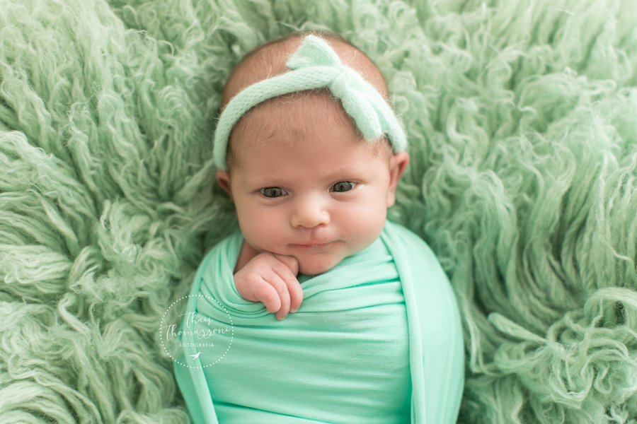 ensaio de bebe acordado de rn