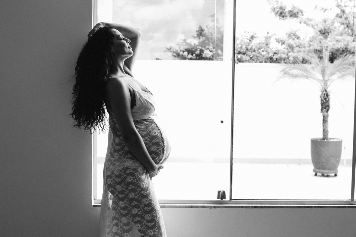 é possivel fazer ensaio de gravidas em casa