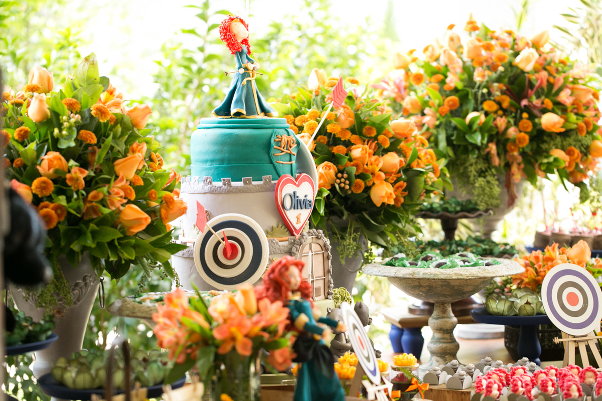 decoração valente - disney